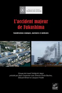 L'accident majeur de Fukushima_cover