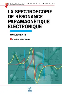 La spectroscopie de résonance paramagnétique électronique_cover