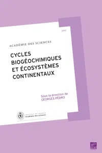 Cycles biogéochimiques et écosystèmes continentaux_cover