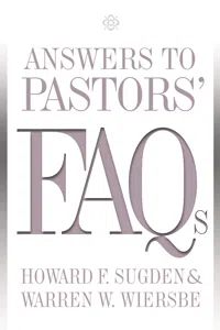 Answers to Pastors' FAQs_cover