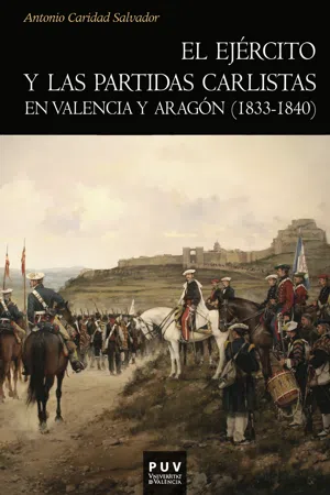 El ejército y las partidas carlistas en Valencia y Aragón (1833-1840)