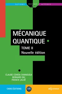 Mécanique Quantique - Tome 2_cover