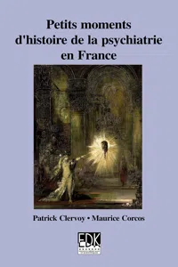 Petits moments d'histoire de la psychiatrie en France_cover