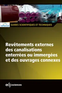 Revêtements externes des canalisations enterrées ou immergées et des ouvrages connexes_cover