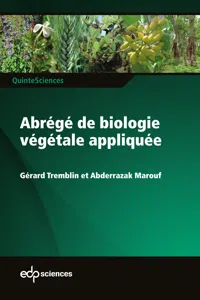 Abrégé de biologie végétale appliquée_cover