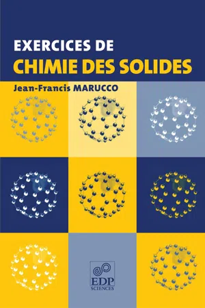 Exercices de chimie des solides