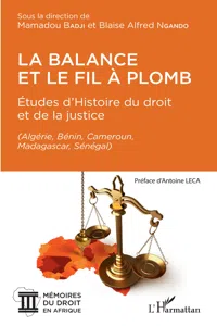 La balance et le fil à plomb_cover