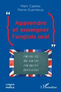 Apprendre et enseigner l'anglais oral_cover