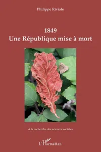 1849 Une République mise à mort_cover