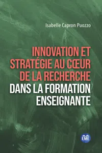 Innovation et stratégie au coeur de la recherche dans la formation enseignante_cover