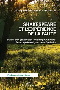 Shakespeare et l'expérience de la faute_cover