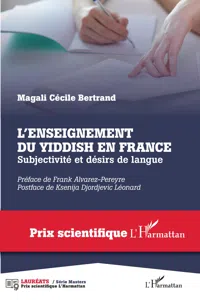 L'enseignement du yiddish en France_cover