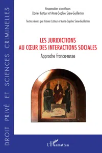 Les juridictions au coeur des interactions sociales_cover