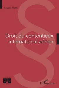 Droit du contentieux international aérien_cover