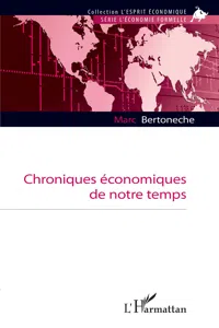 Chroniques économiques de notre temps_cover