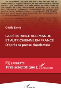 La Résistance allemande et autrichienne en France_cover