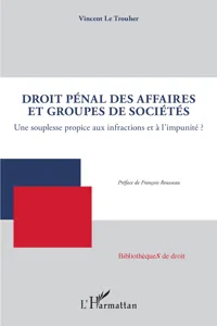 Droit pénal des affaires et groupes de sociétés_cover