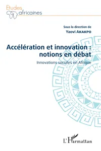 Accélération et innovation : notions en débat_cover