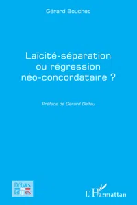 Laïcité-séparation ou régression néo-concordataire ?_cover