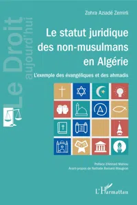 Le statut juridique des non-musulmans en Algérie_cover