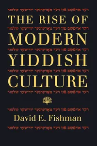 The Rise of Modern Yiddish Culture_cover