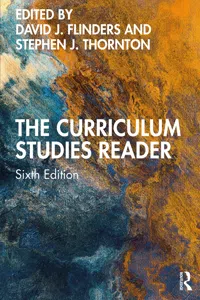 The Curriculum Studies Reader_cover