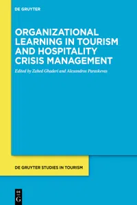 Organizational learning in tourism and hospitality crisis management_cover