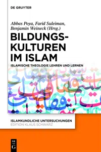 Bildungskulturen im Islam_cover