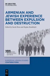 Armenian and Jewish Experience between Expulsion and Destruction_cover