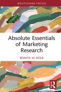 Absolute Essentials of Marketing Research_cover