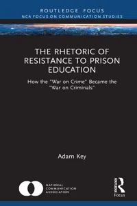 The Rhetoric of Resistance to Prison Education_cover