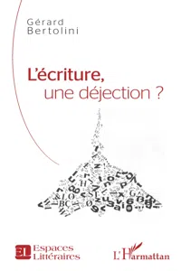 L'écriture, une déjection ?_cover