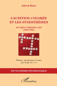 L'audition colorée et les synesthésies_cover