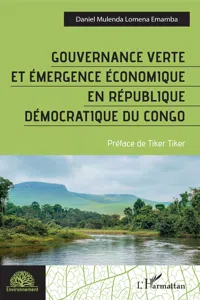 Gouvernance verte et émergence économique en République démocratique du Congo_cover