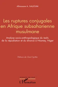 Les ruptures conjugales en Afrique subsaharienne musulmane_cover