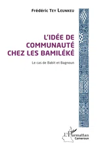 L'idée de communauté chez les Bamiléké_cover