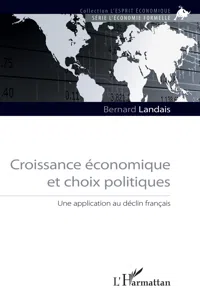 Croissance économique et choix politiques_cover