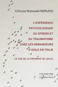 L'expérience psychologique du stress et du traumatisme chez les demandeurs d'asile_cover