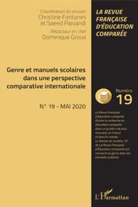 Genre et manuels scolaires dans une perspective comparative internationale_cover