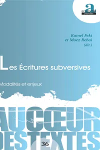 Les Écritures subversives_cover