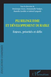 Plurilinguisme et développement durable_cover