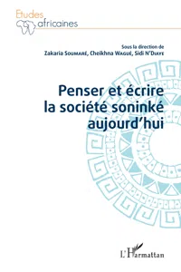 Penser et écrire la société soninké aujourd'hui_cover