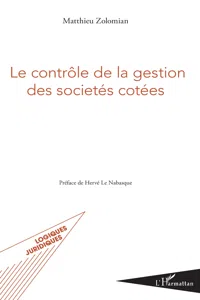 Le contrôle de la gestion des sociétés cotées_cover