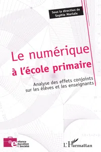 Le numérique à l'école primaire_cover