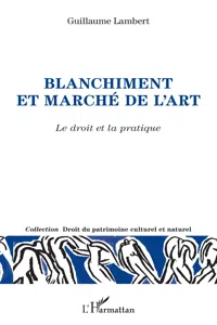 Blanchiment et marché de l'art_cover