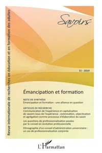 Émancipation et formation_cover