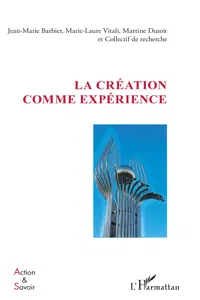 La création comme expérience_cover