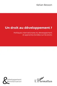 Un droit au développement ?_cover