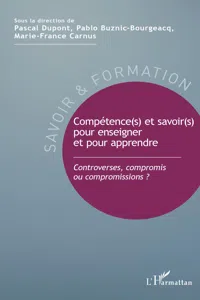 Compétenc et savoi pour enseigner et pour apprendre_cover