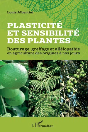 Plasticité et sensibilité des plantes